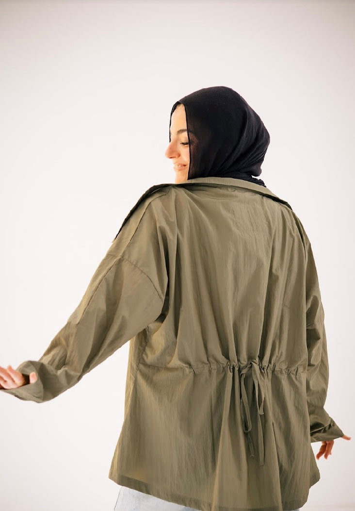 Waterproof Jacket in olive