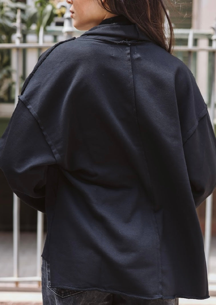 Dual Kimono in black