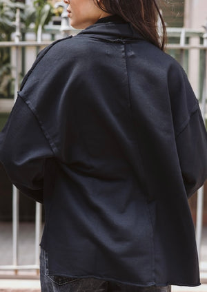 Dual Kimono in black