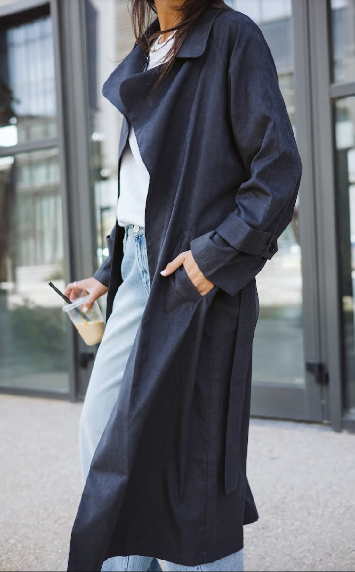 Trench coat in Dark Grey