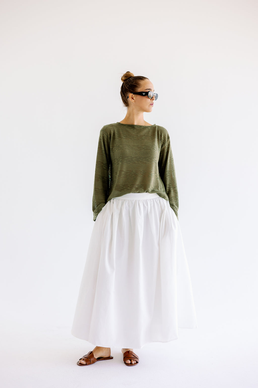 knit Top in Olive