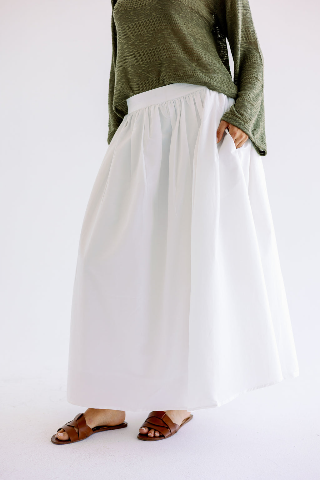Maxi dream Skirt in white