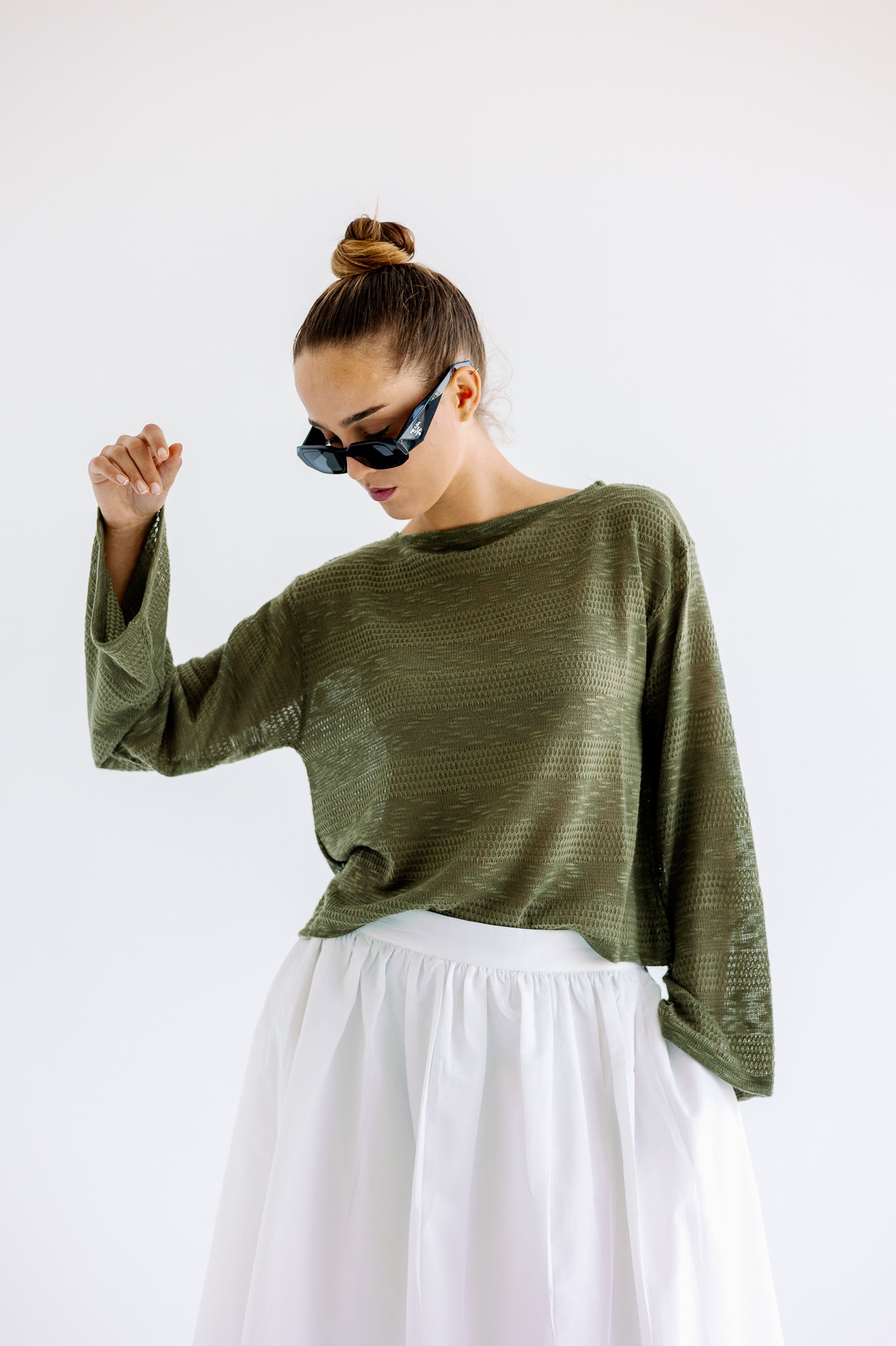 knit Top in Olive