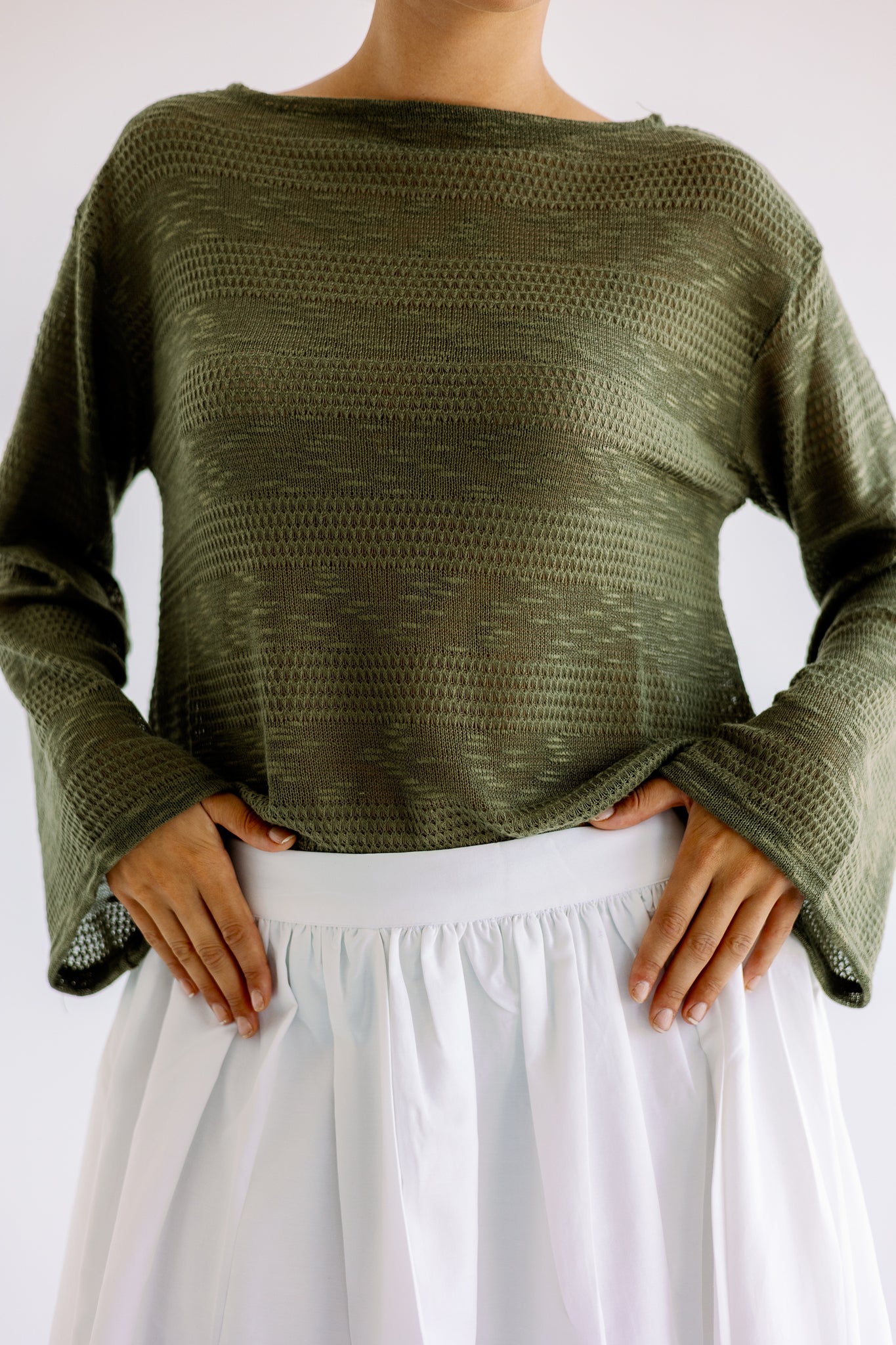 knit Top in Olive