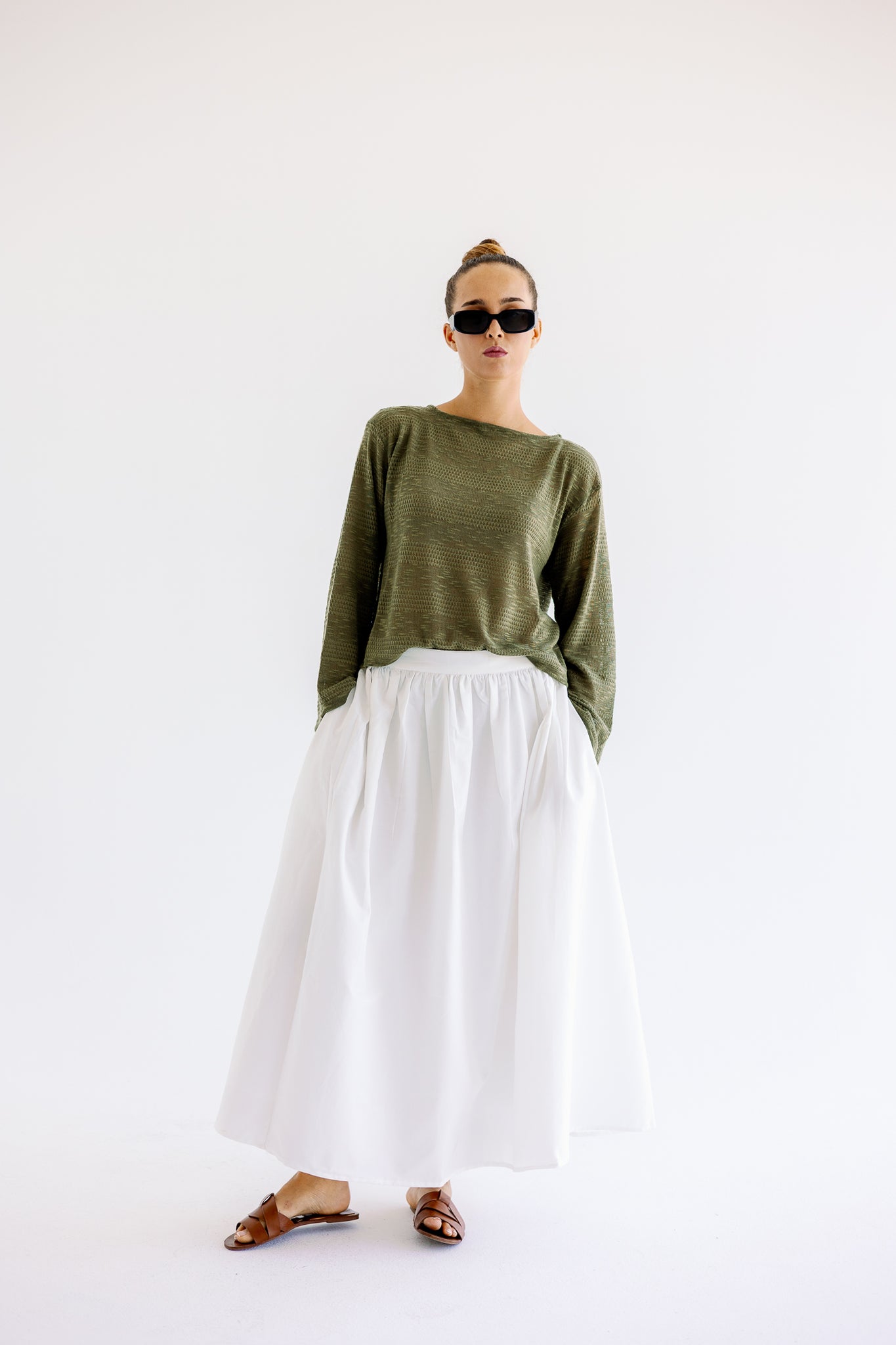knit Top in Olive
