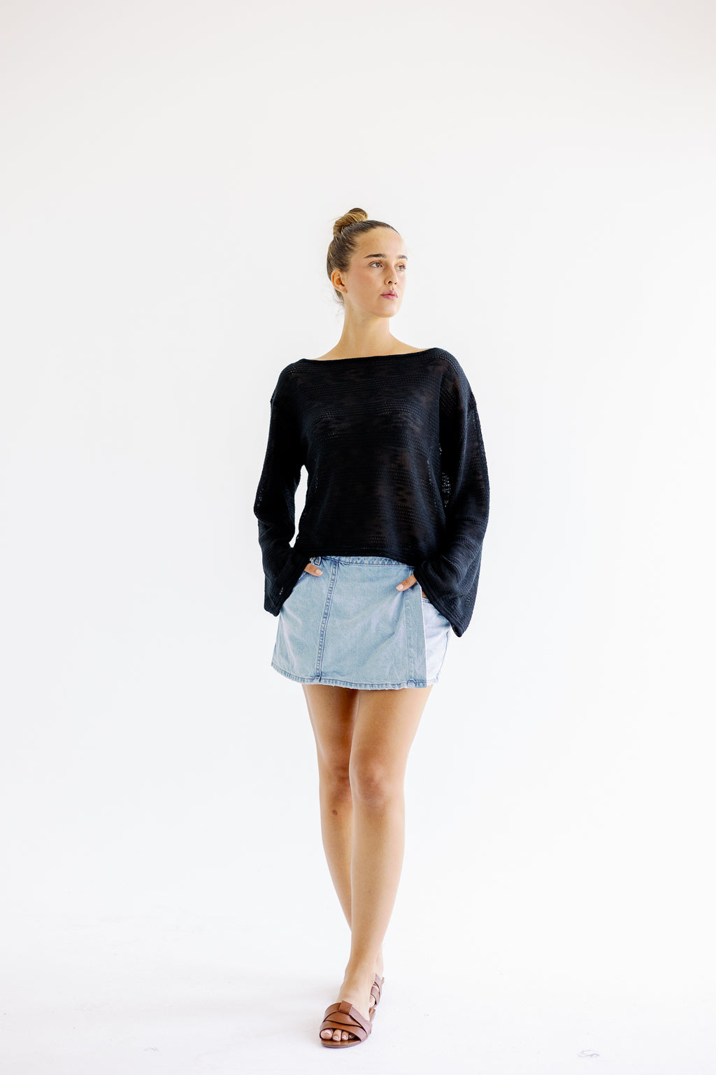 knit Top in Black