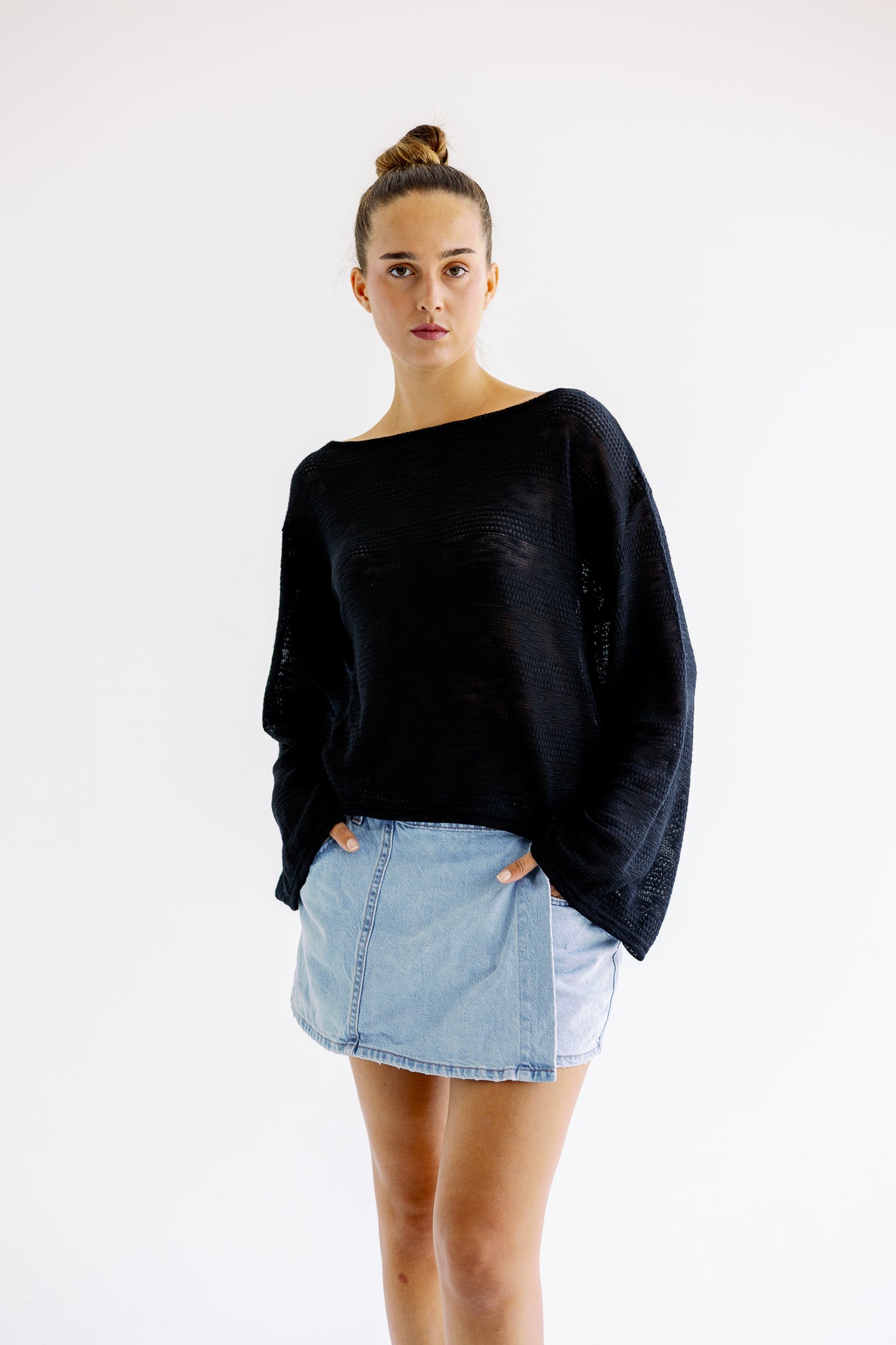 knit Top in Black