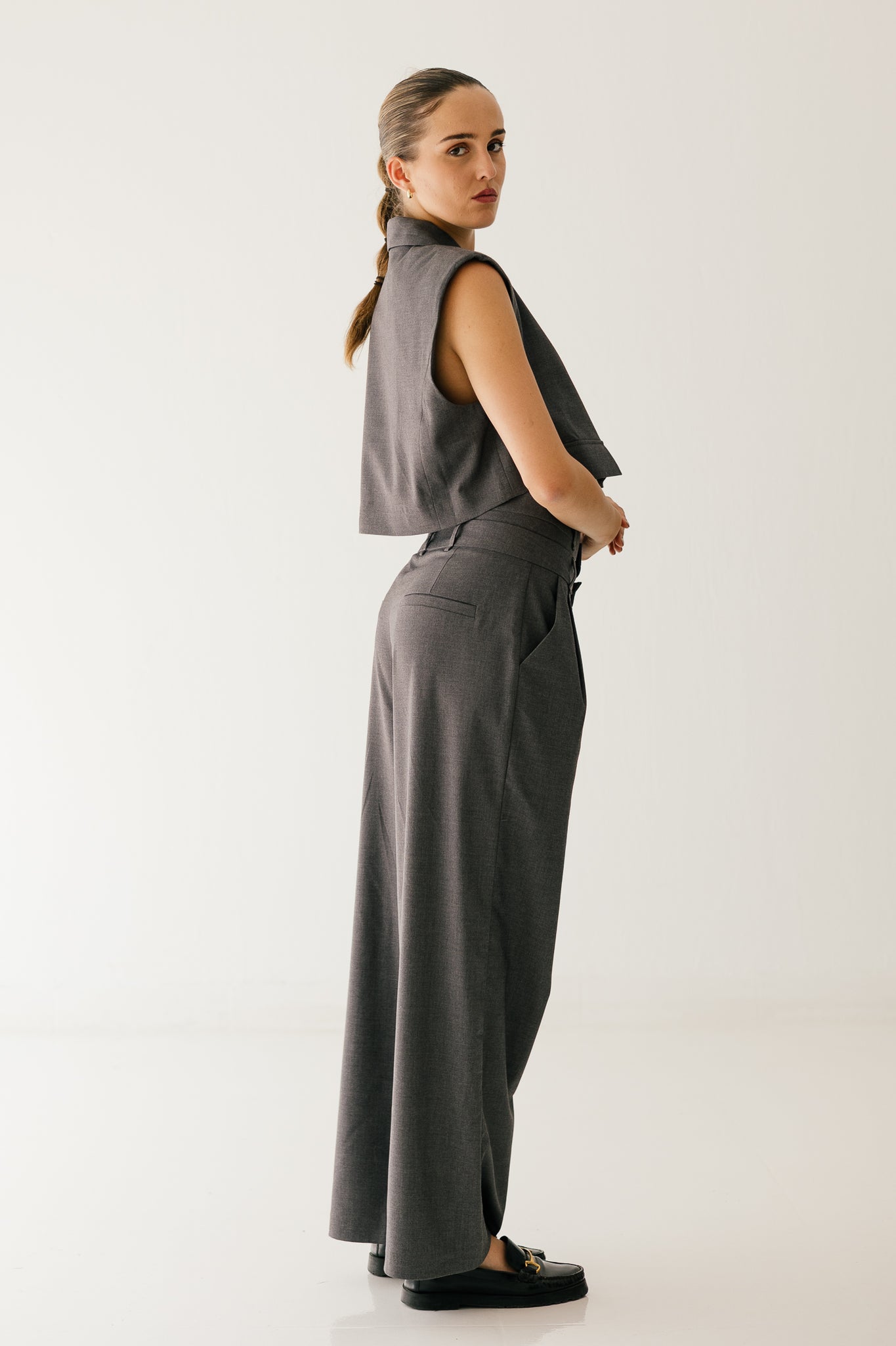 Tailored pants in Grey