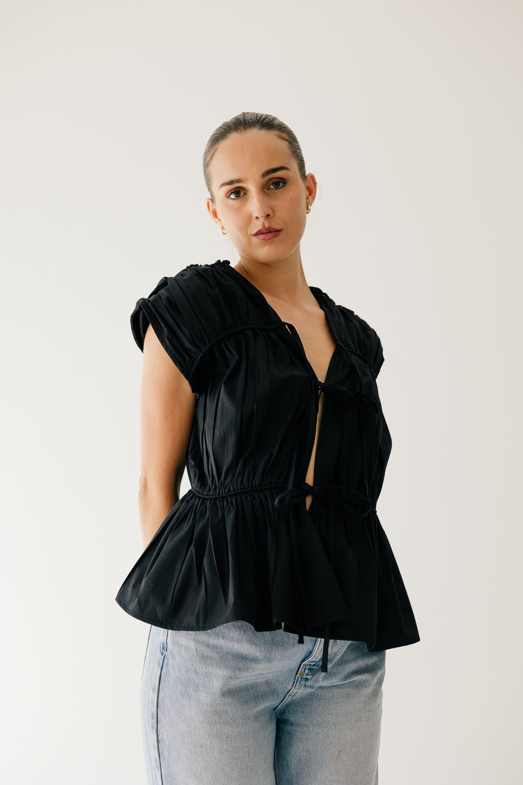 Midnight Breeze Tie Top