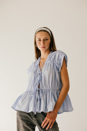 Sky Breeze Tie Top