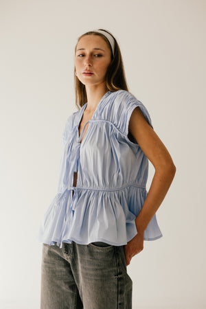 Sky Breeze Tie Top