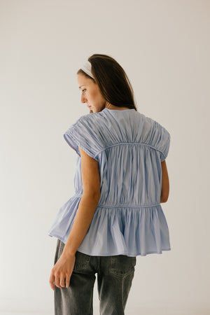 Sky Breeze Tie Top