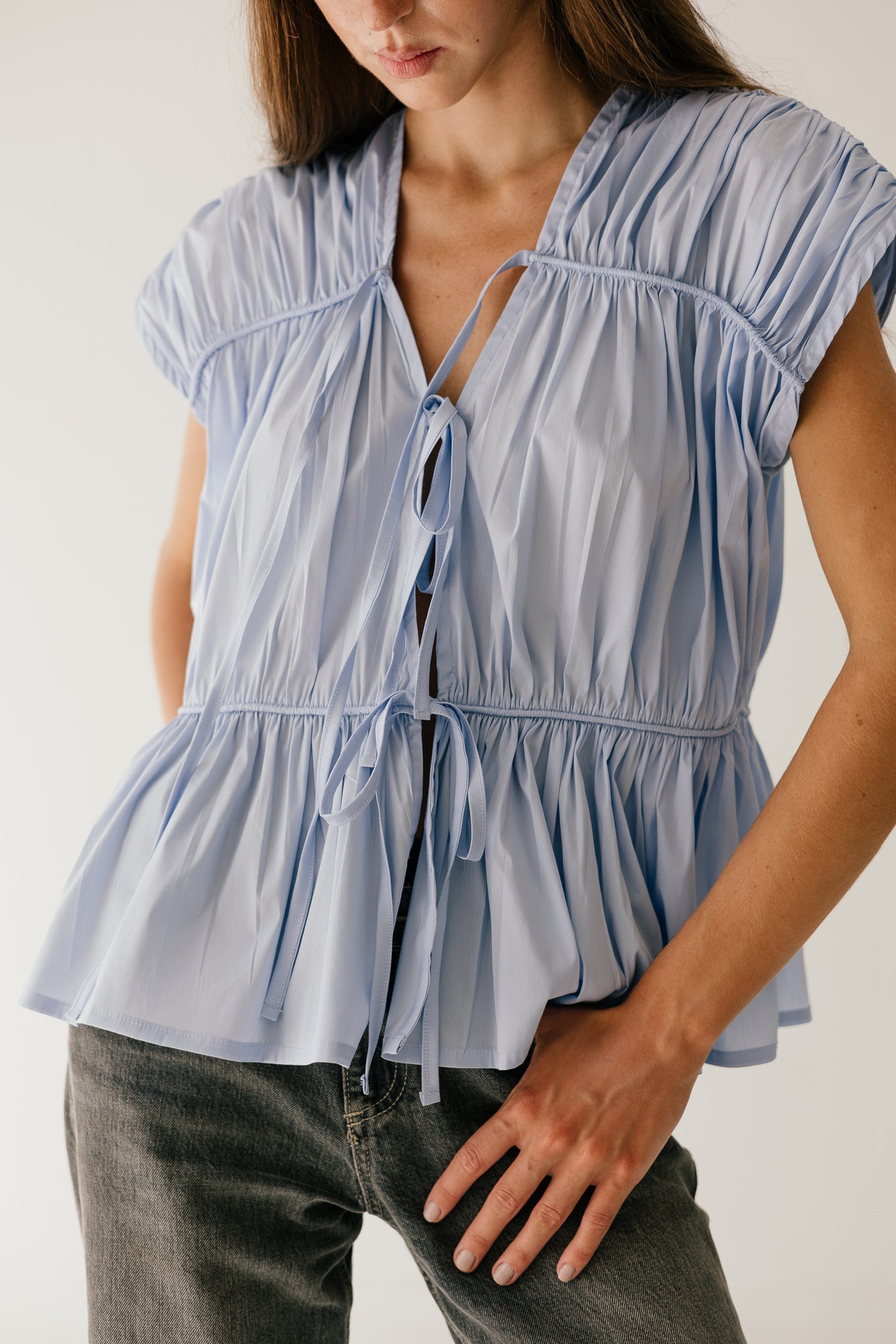 Sky Breeze Tie Top