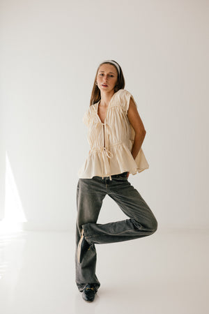 Sand Breeze Tie Top