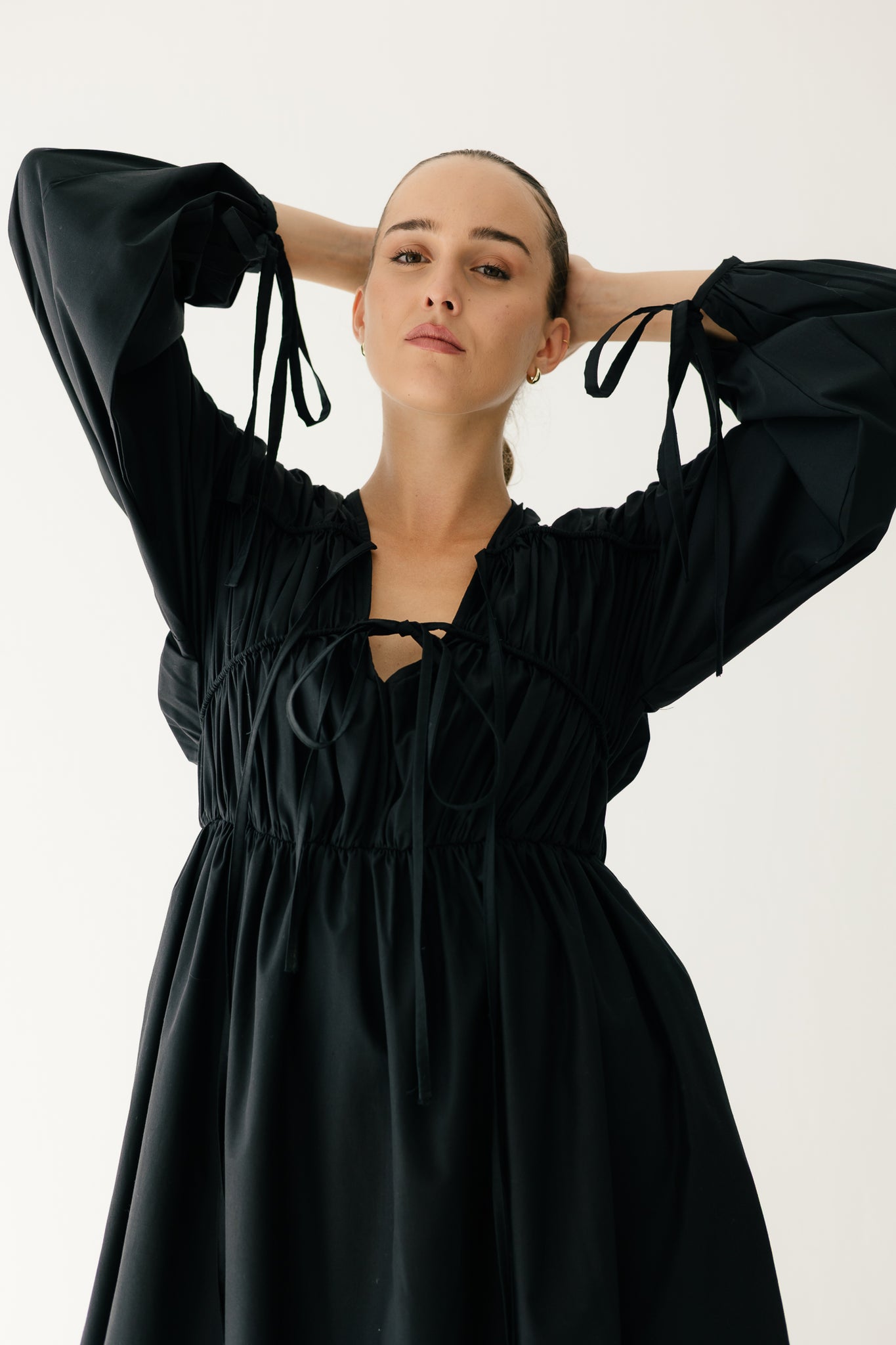Midnight sleeve dress