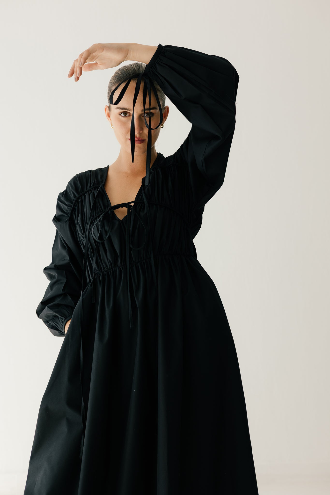 Midnight sleeve dress